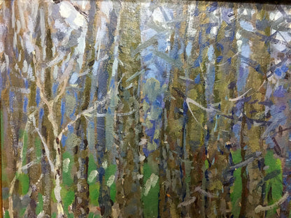 Oil painting In the woods Kolomoitsev Petr Mikhailovich