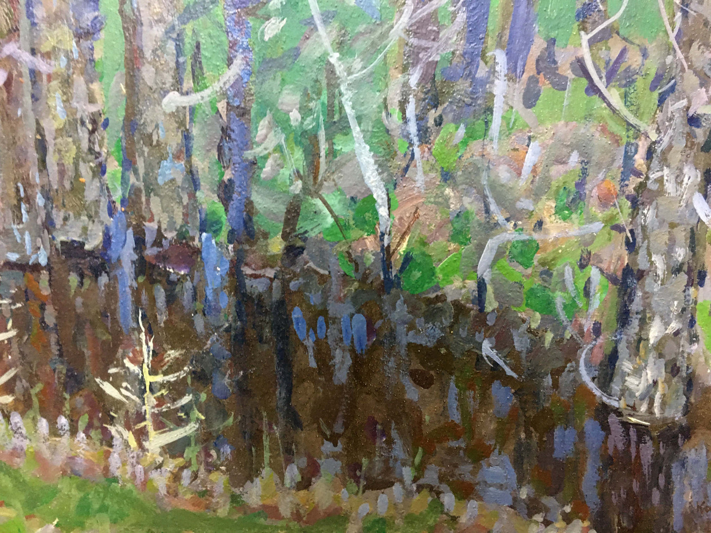 Oil painting In the woods Kolomoitsev Petr Mikhailovich