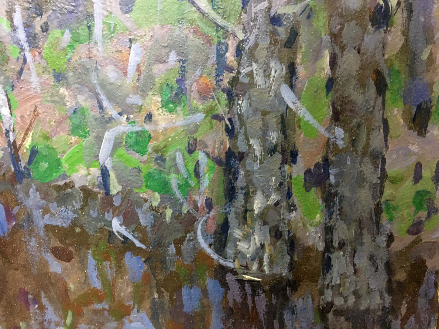 Oil painting In the woods Kolomoitsev Petr Mikhailovich