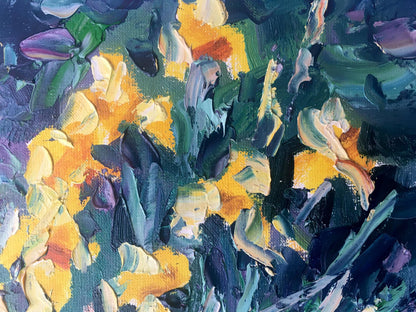 Oil painting Flowers Nature 