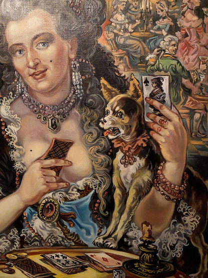 Oil painting Marquise Alexander Arkadievich Litvinov