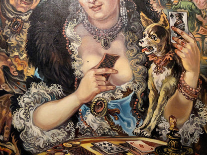 Oil painting Marquise Alexander Arkadievich Litvinov