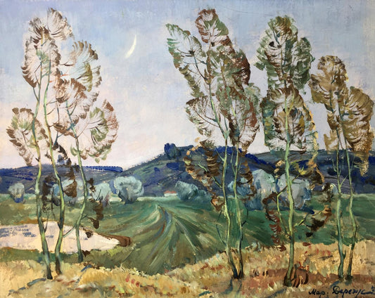 Oil painting Spring Deregus Marina Mikhailovna