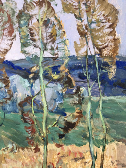 Oil painting Spring Deregus Marina Mikhailovna