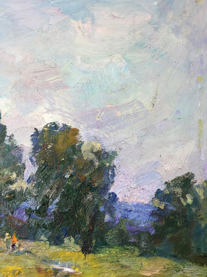Oil painting Warm summer Minsky Grigory Semenovich