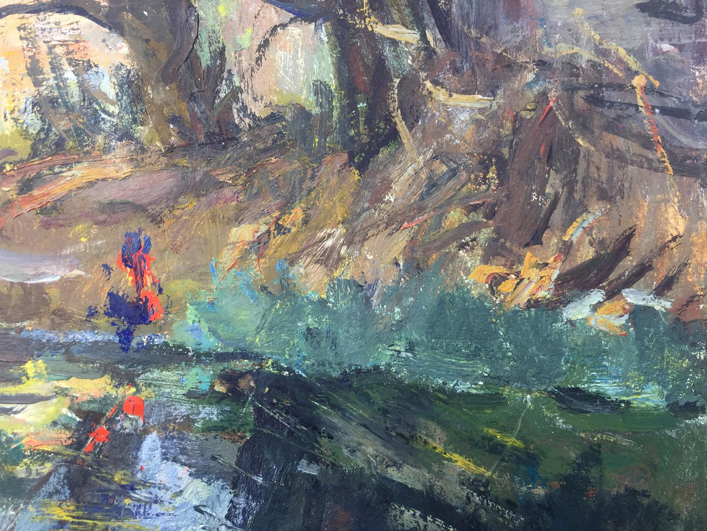Oil painting Autumn Petrashevsky Stanislav Vasilievich