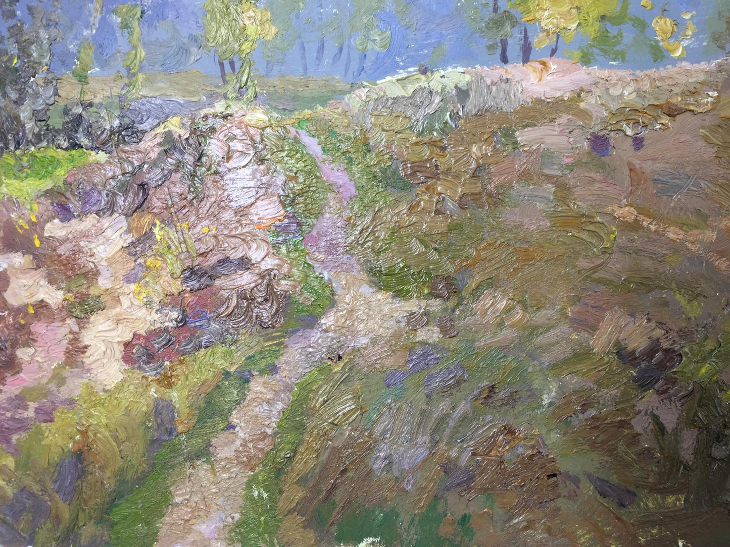 Oil painting Misty morning Alexander Fedorovich Mynka