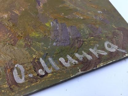 Oil painting Misty morning Alexander Fedorovich Mynka