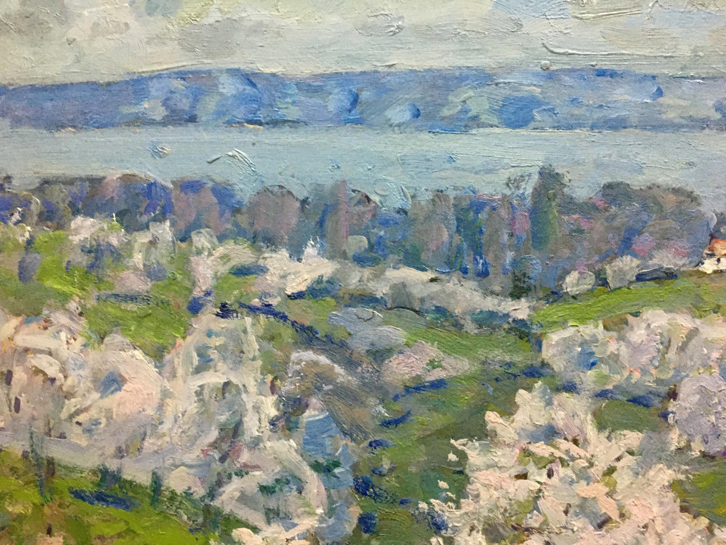 Oil painting Spring landscape Georgy Kolosovsky
