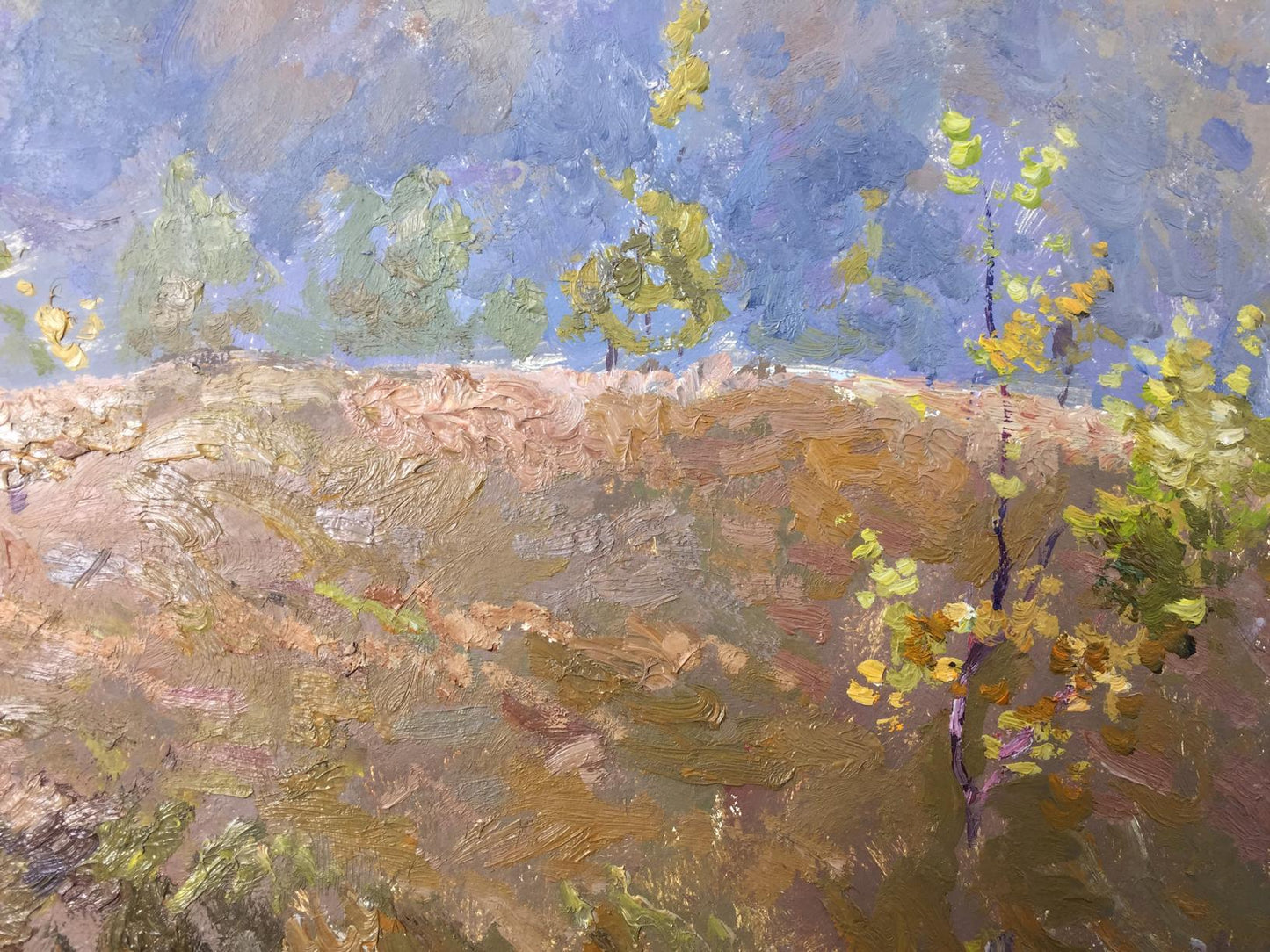 Oil painting Misty morning Alexander Fedorovich Mynka