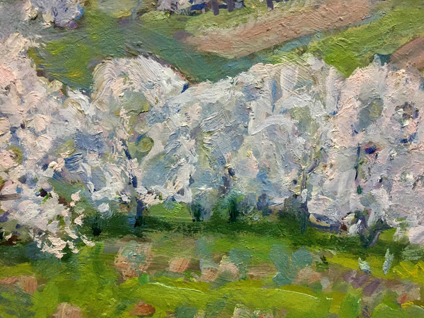 Oil painting Spring landscape Georgy Kolosovsky