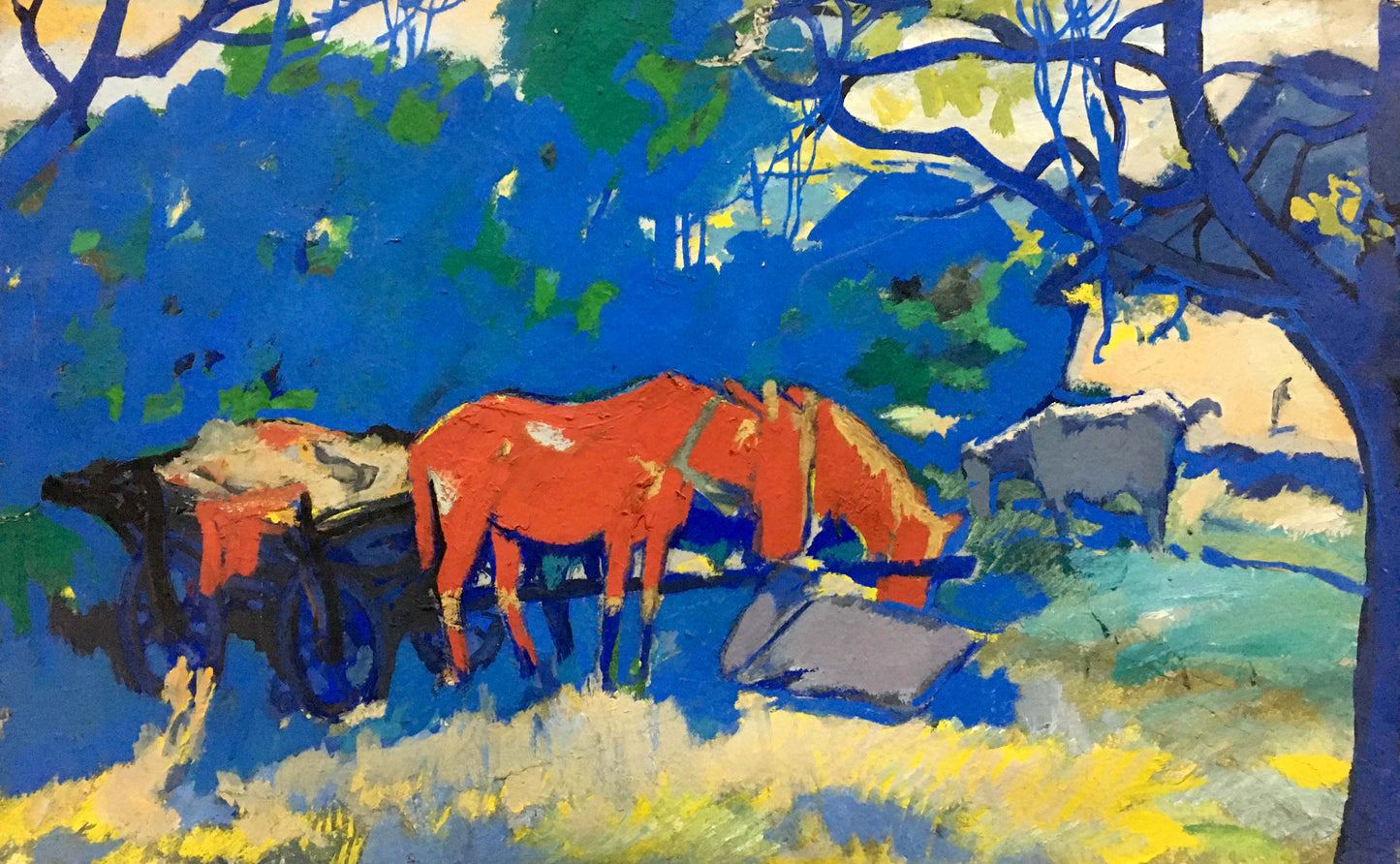 Oil painting Stroll Pokulity Konstantin Ivanovich