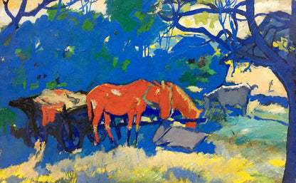 Oil painting Stroll Pokulity Konstantin Ivanovich