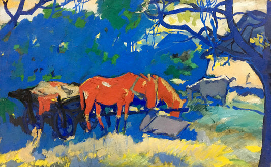 Oil painting Stroll Pokulity Konstantin Ivanovich