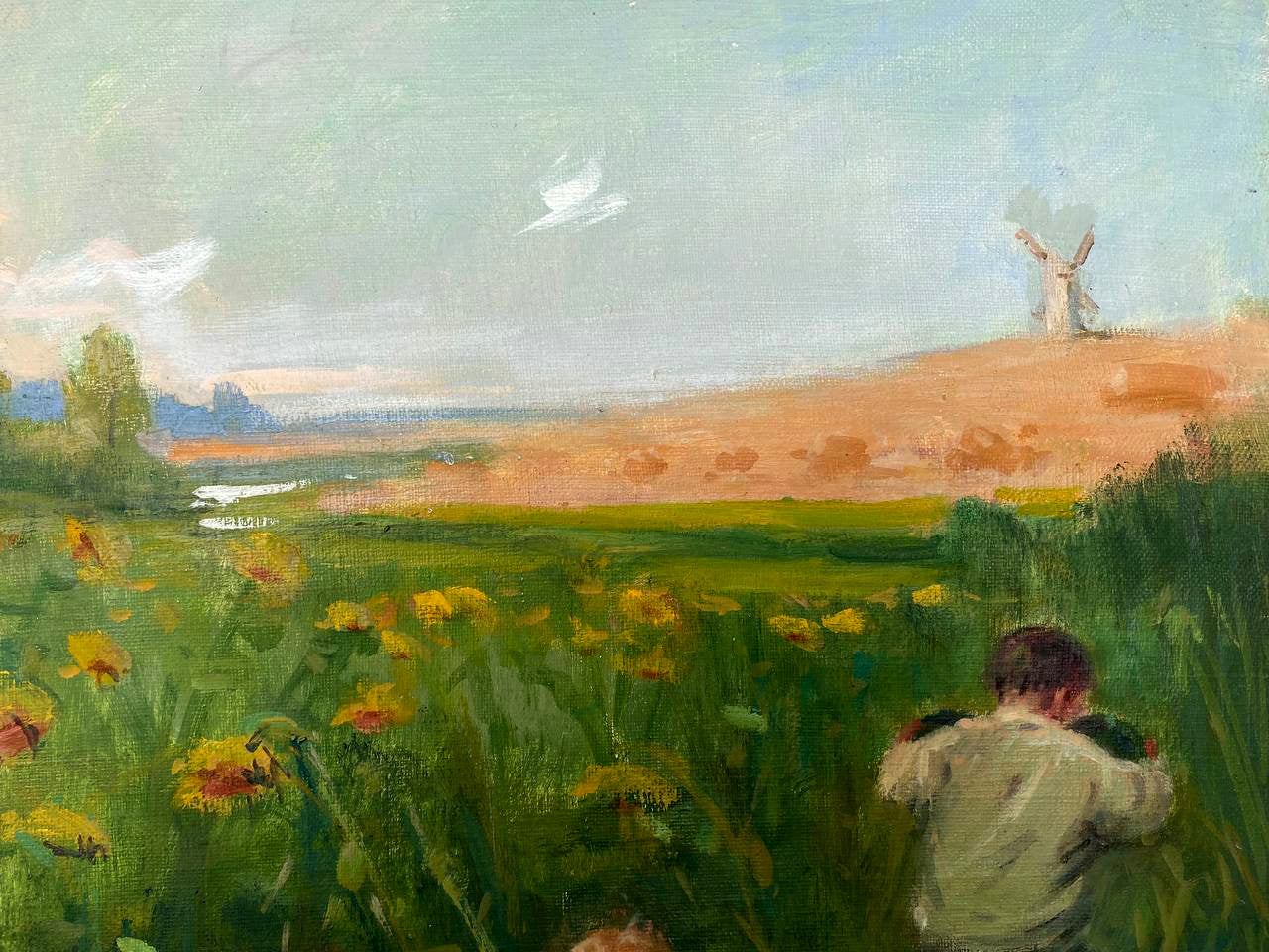 Oil painting Watermelons Nestor Mitrofanovich Kizenko