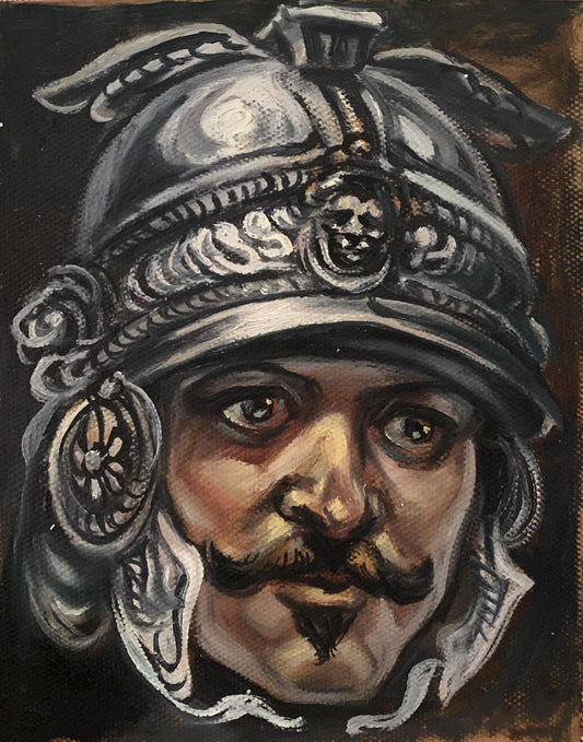 Oil painting Series of paintings "Warrior headsIII" Alexander Arkadievich Litvinov