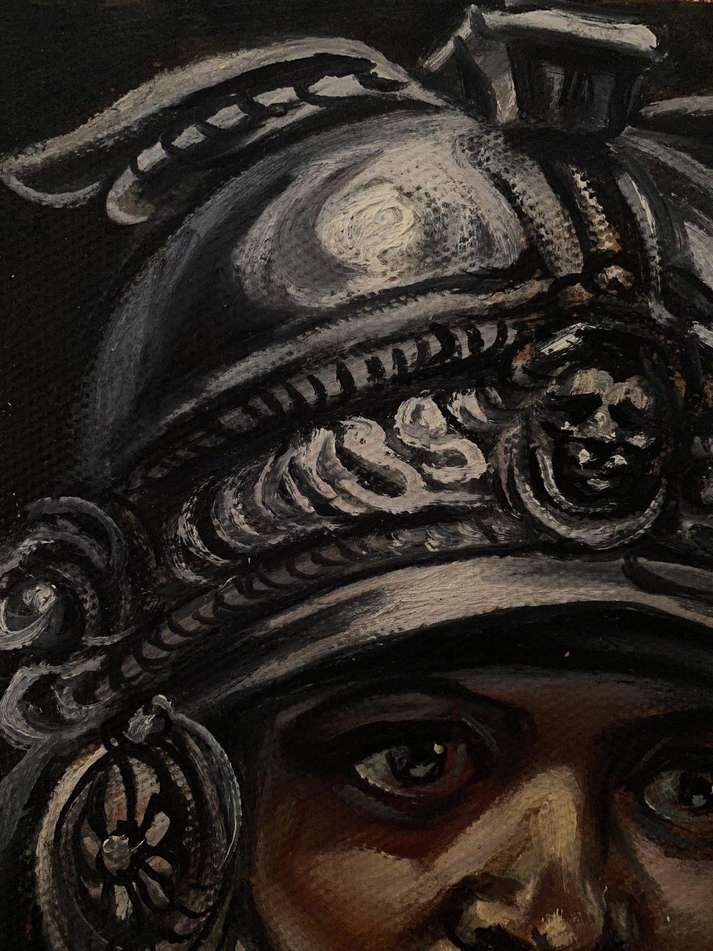 Oil painting Series of paintings "Warrior headsIII" Alexander Arkadievich Litvinov