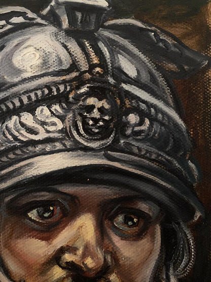 Oil painting Series of paintings "Warrior headsIII" Alexander Arkadievich Litvinov