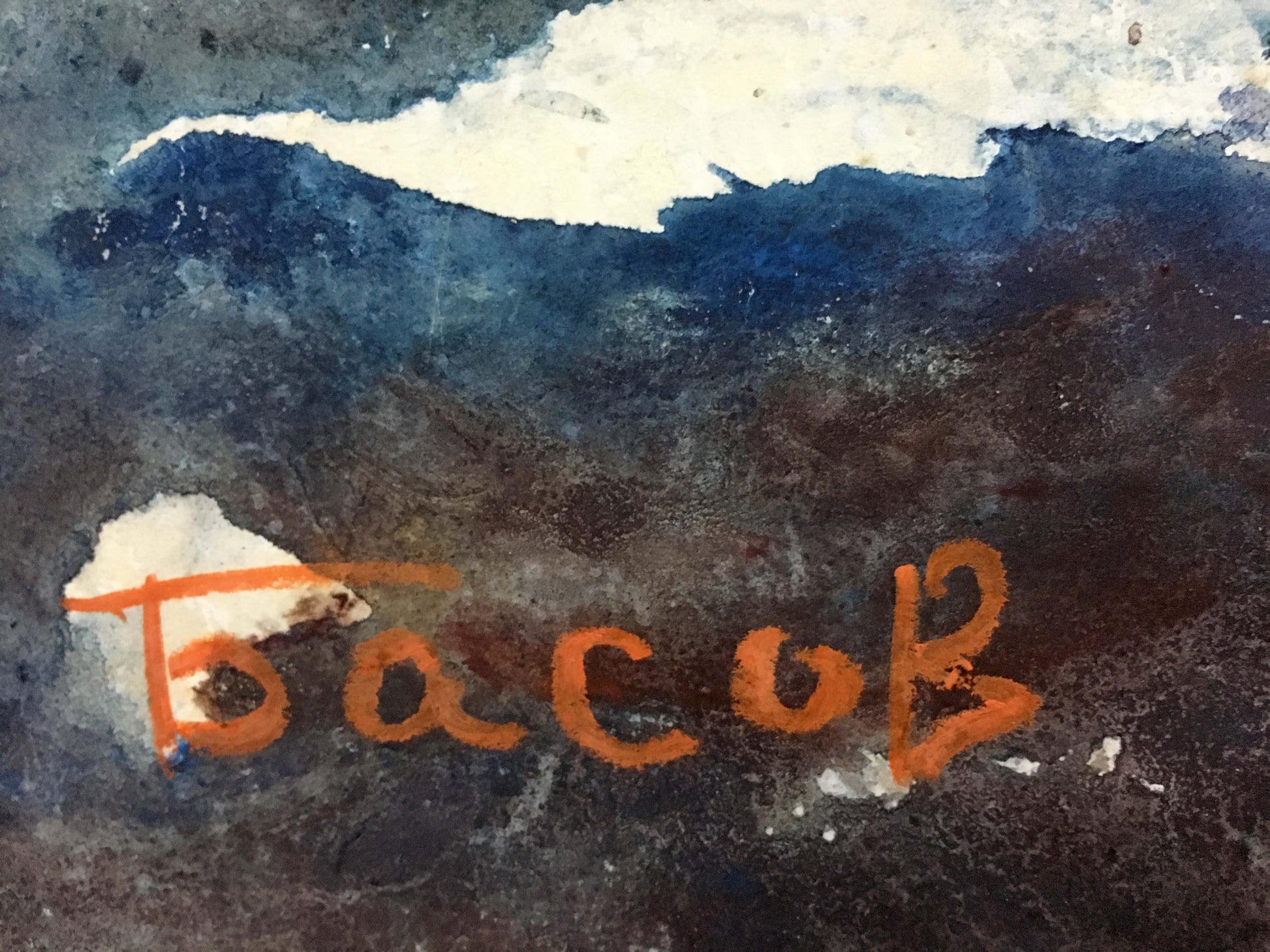 Yakov Alexandrovich Basov's oil painting capturing a winter landscape