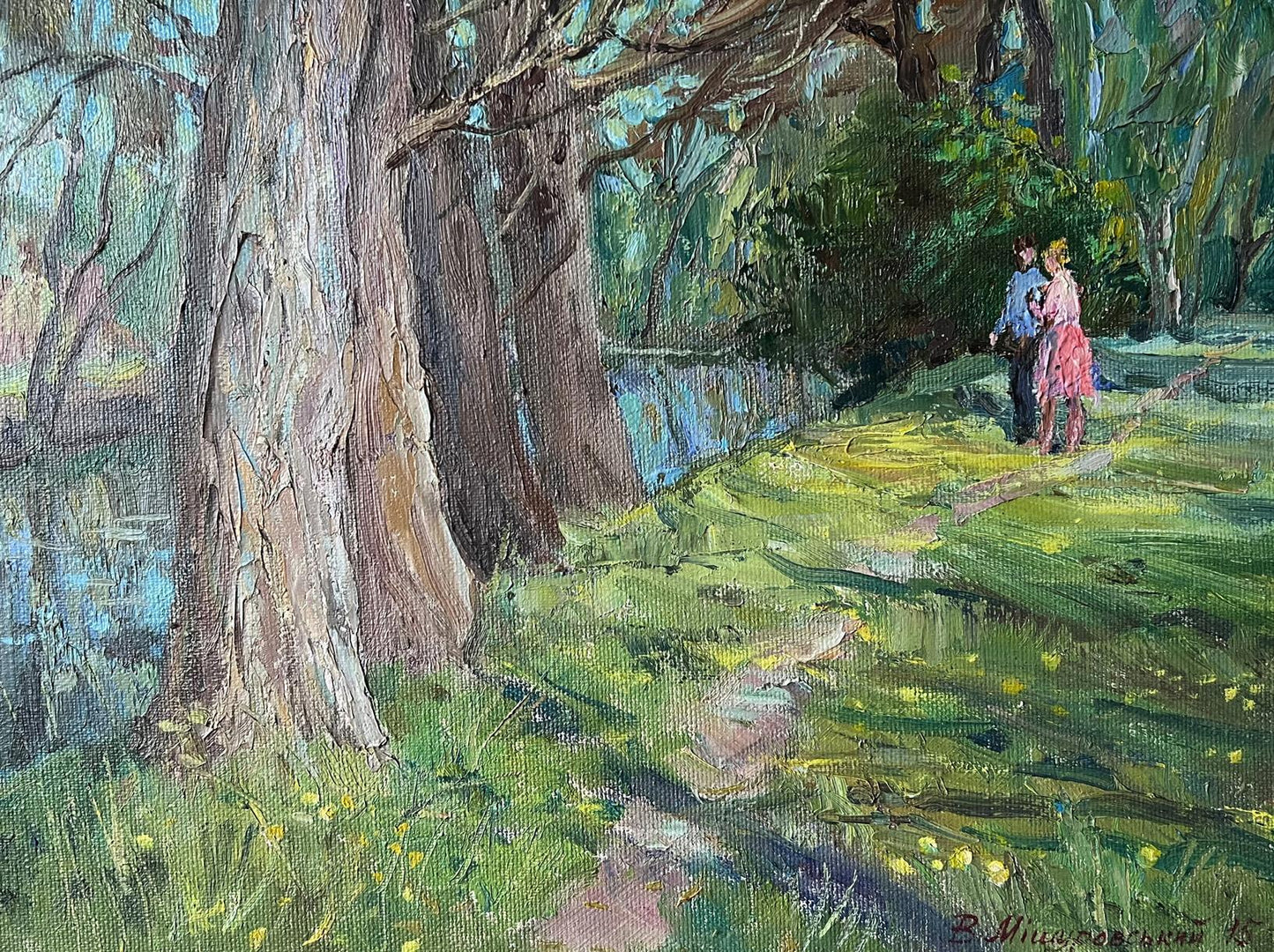 Oil painting May date V. Mishurovsky