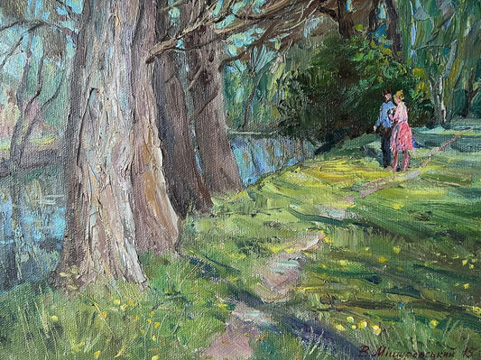 Oil painting May date V. Mishurovsky