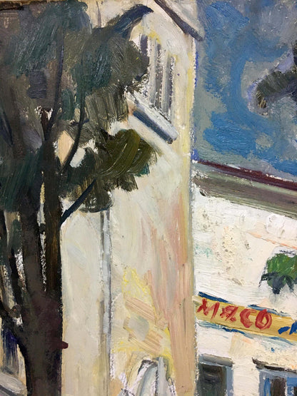 Oil painting Street Mynka Alexander Fedorovich