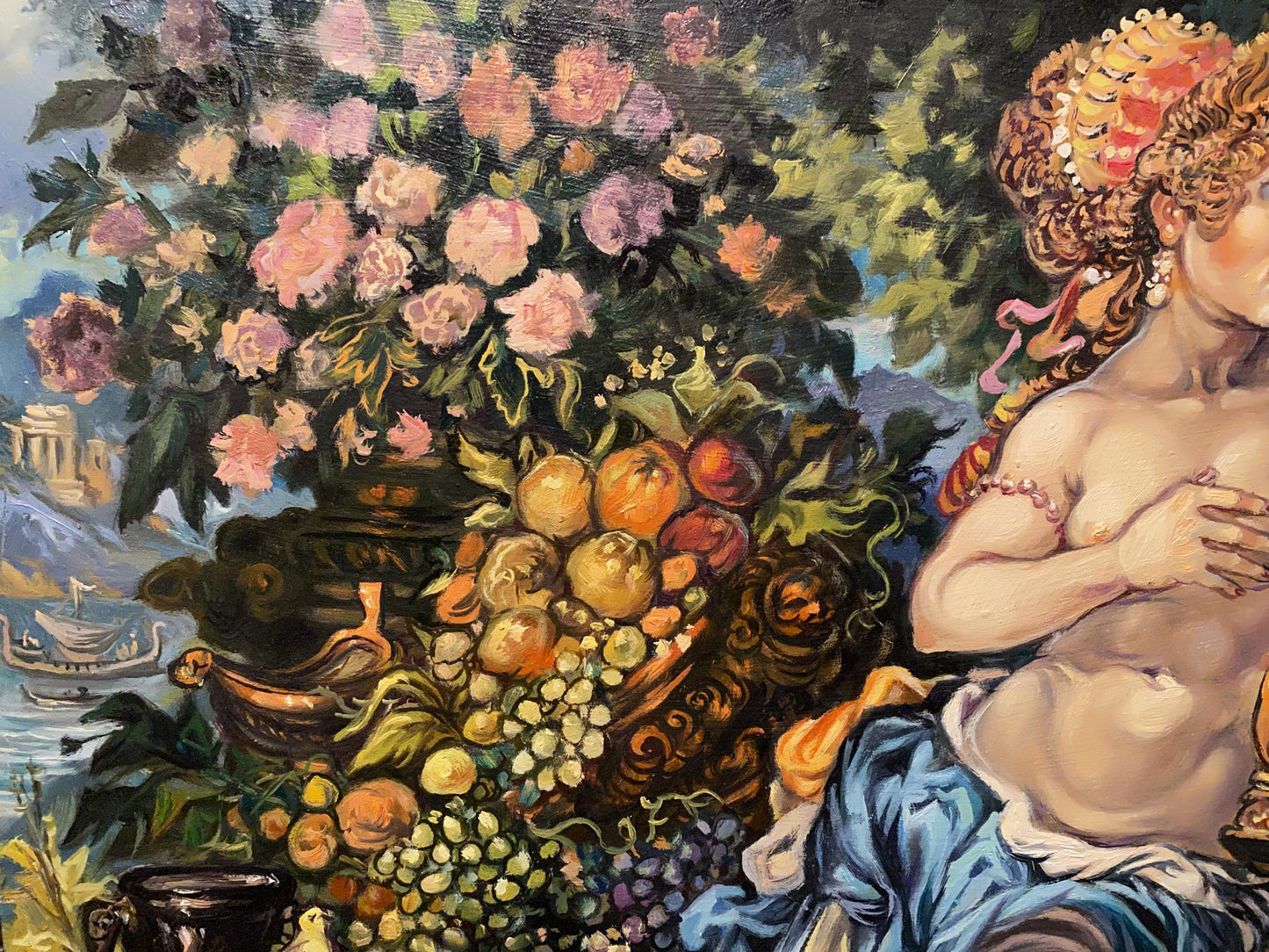 Oil painting Princess Melodia Alexander Arkadievich Litvinov