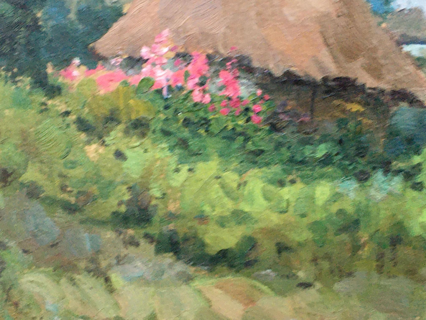 Oil painting Lonely woman's hut Tsyupka Ivan Kirillovich