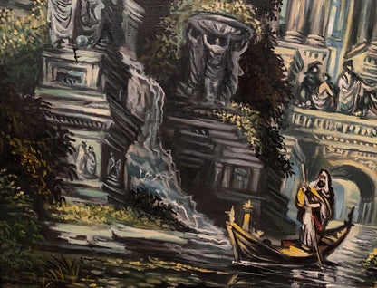 Oil painting Antiquity Alexander Arkadievich Litvinov