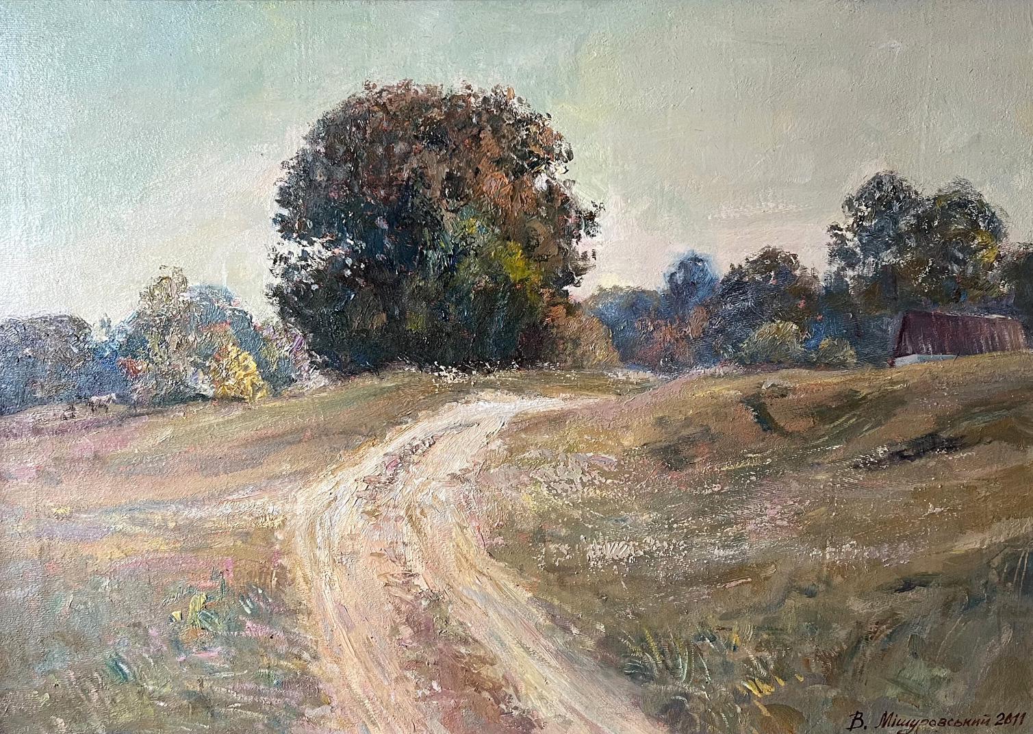 Oil painting The Way Home V. Mishurovsky
