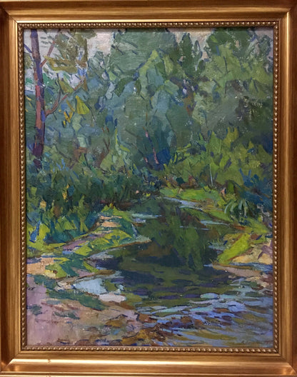 Oil painting Desna River Chegodar Vasily Dmitrievich