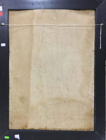 Oil painting Landscape with a church I. V. Kisil