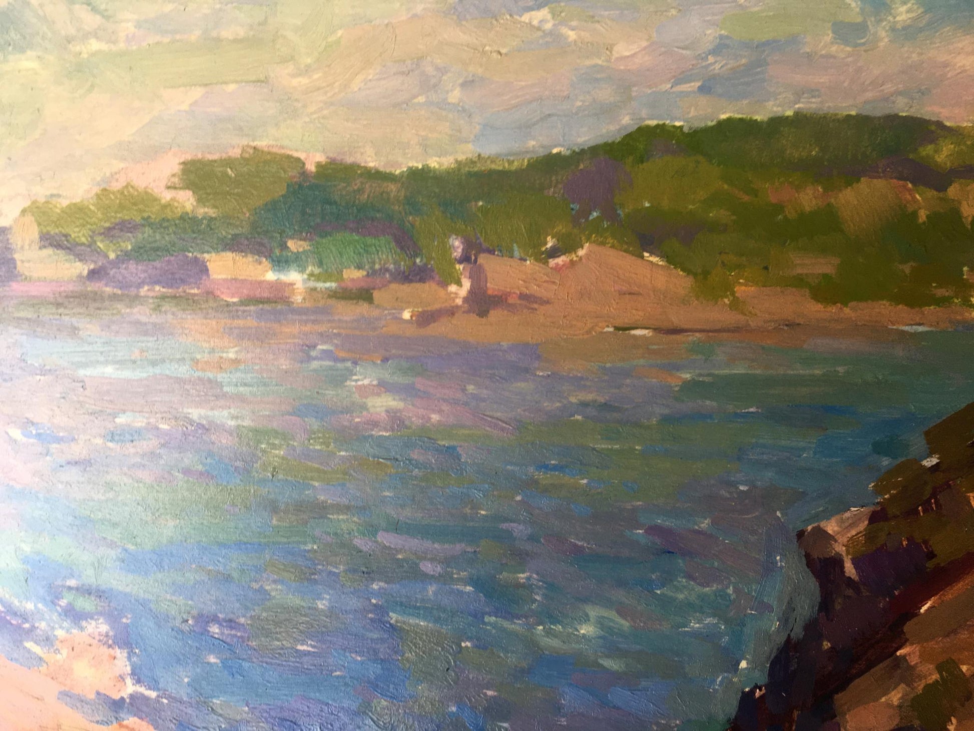 River rocky shore