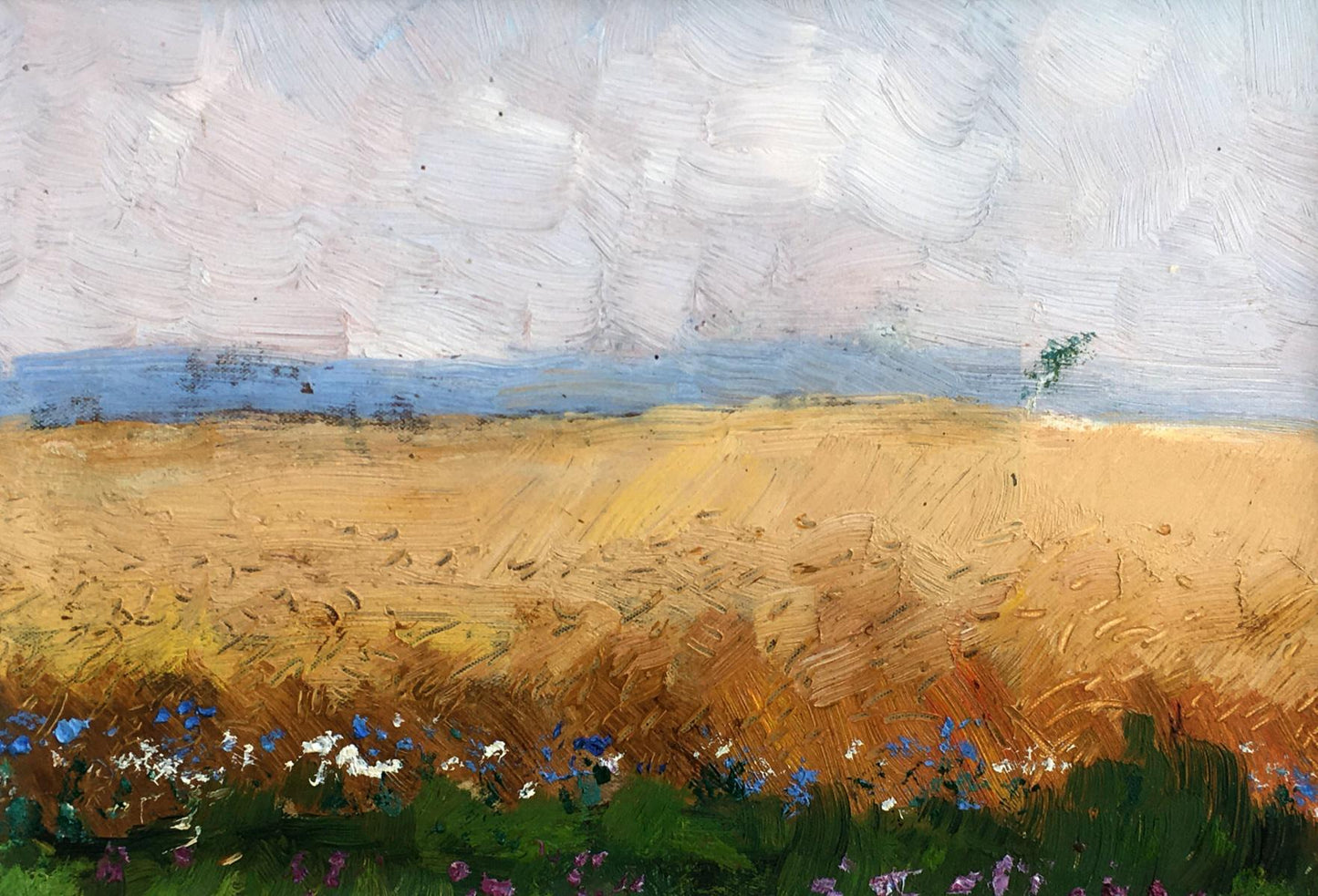 Oil painting Before the rain Tsyupka Ivan Kirillovich