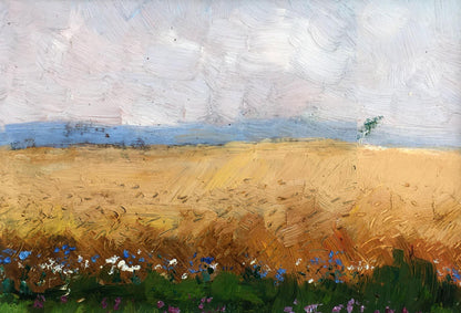 Oil painting Before the rain Tsyupka Ivan Kirillovich