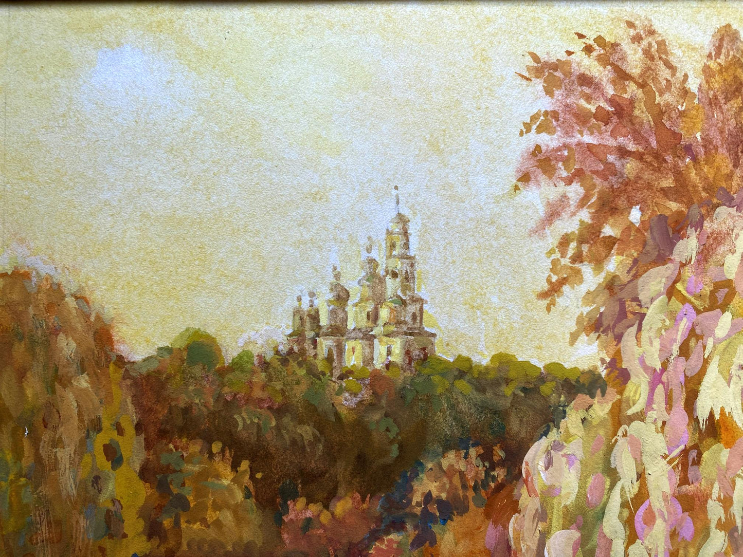 Painting Evening landscape Benfialov