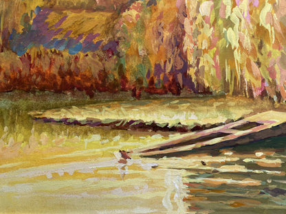 Painting Evening landscape Benfialov