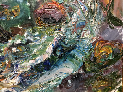 Oil painting In the bay V. Lebedeva