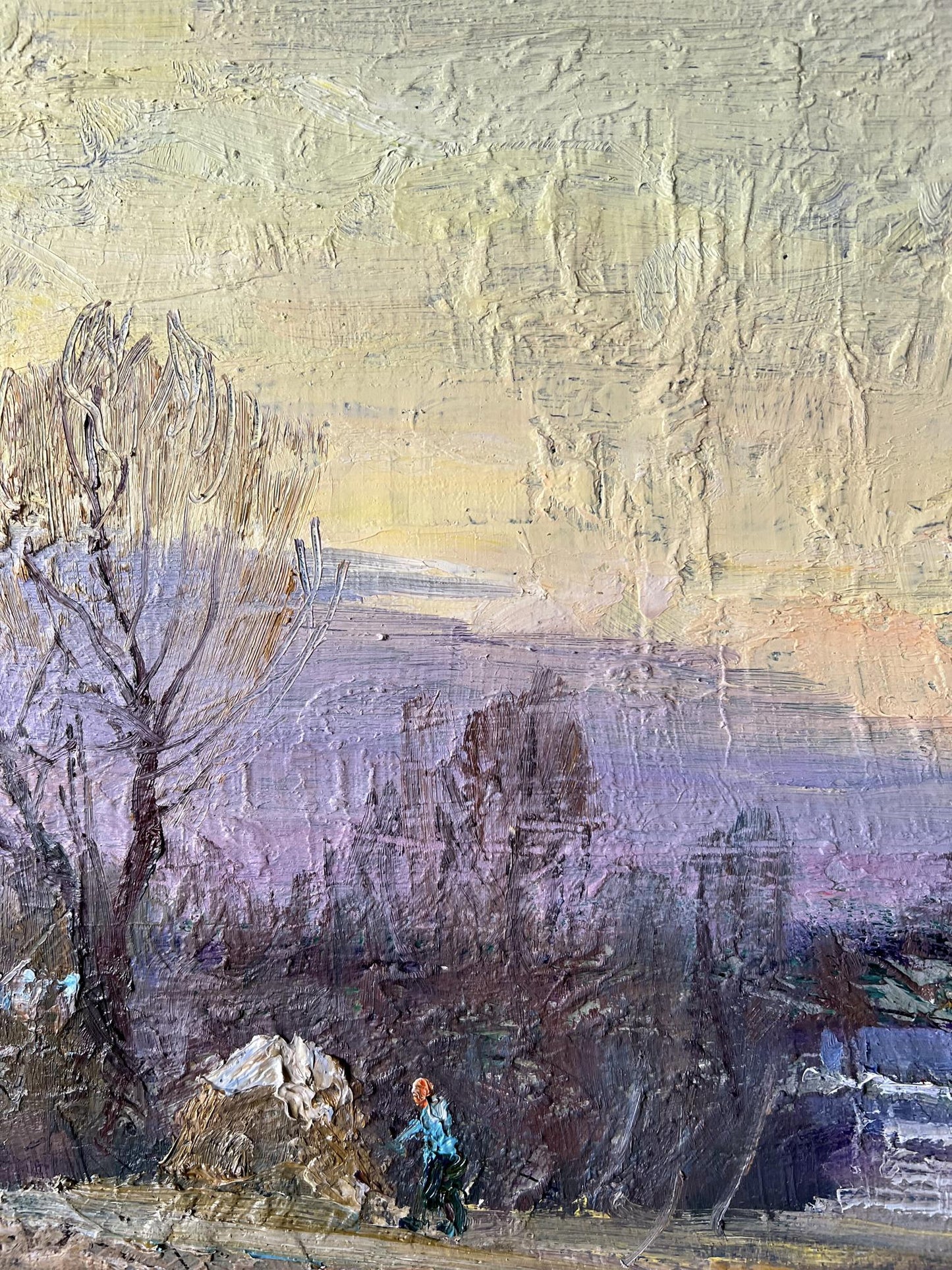 Winter Village landscape 