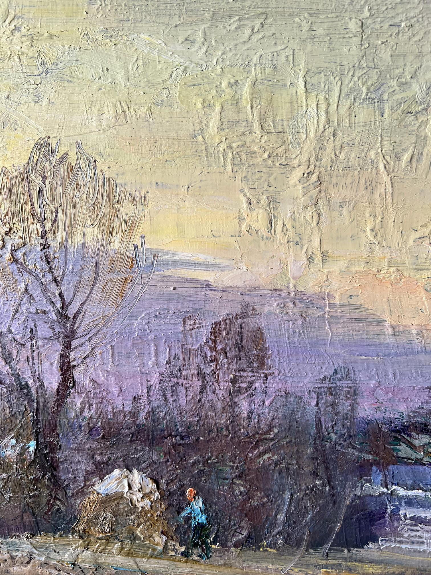 Winter Village landscape 