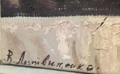 Oil painting Ukrainian painting Gavdzinsky Albin Stanislavovich