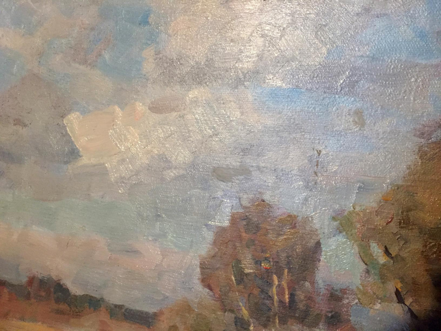 Oil painting Woodlands Boris Naumovich Rapoport