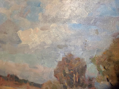 Oil painting Woodlands Boris Naumovich Rapoport