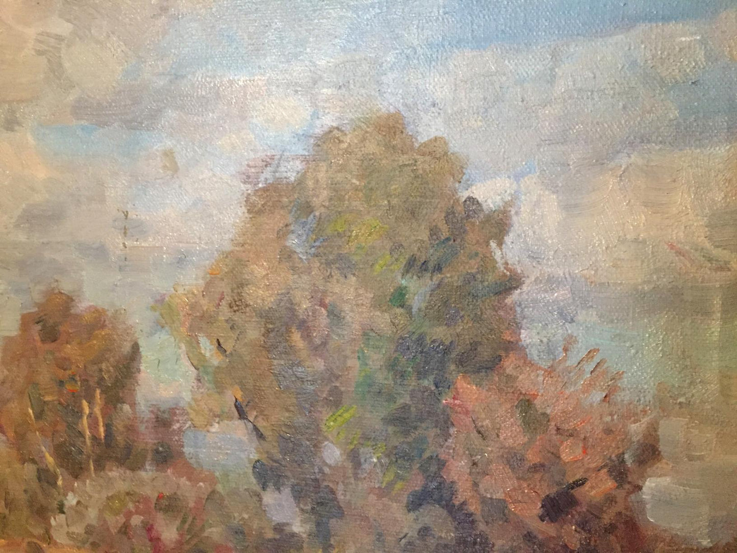 Oil painting Woodlands Boris Naumovich Rapoport