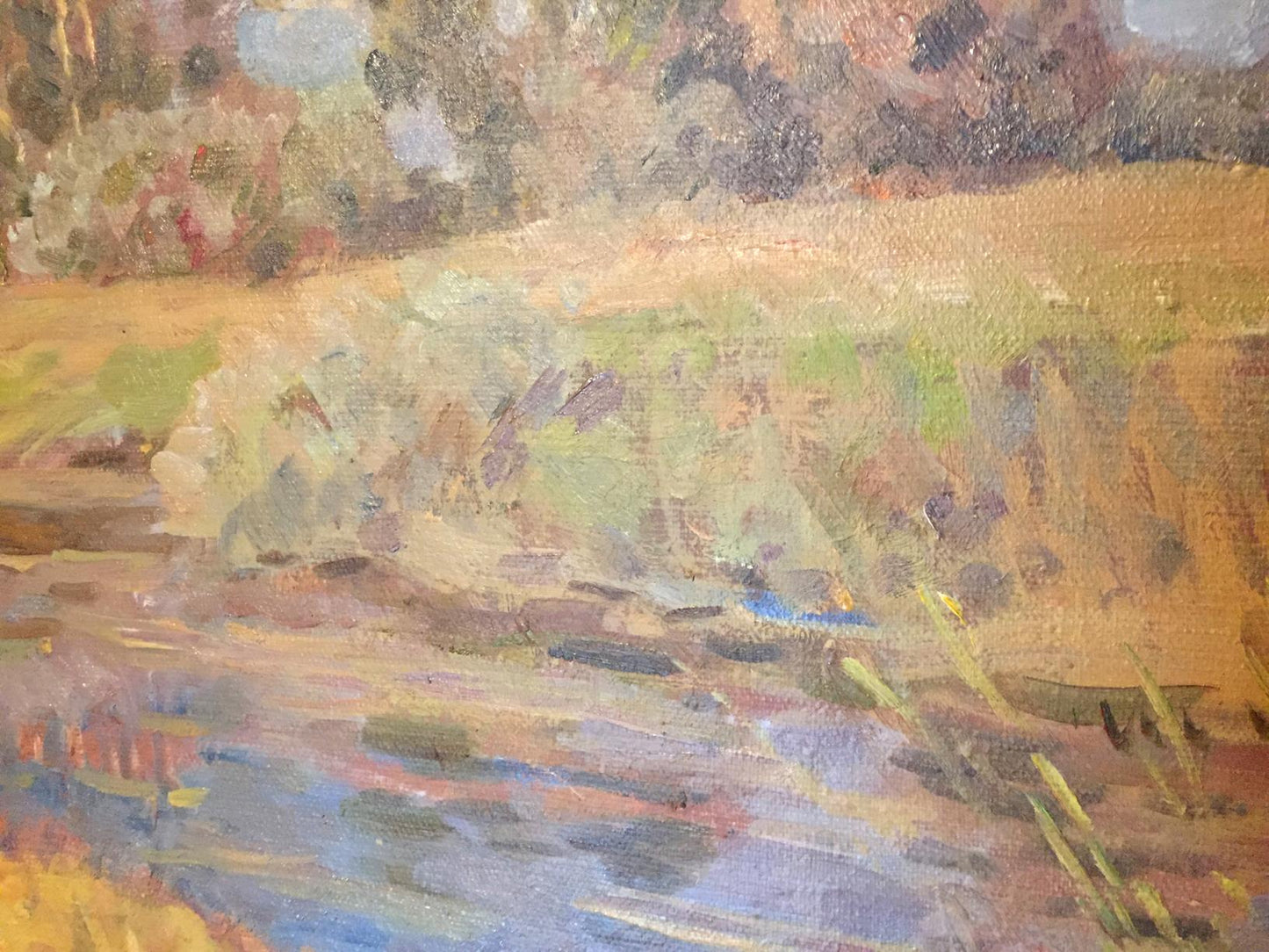 Oil painting Woodlands Boris Naumovich Rapoport