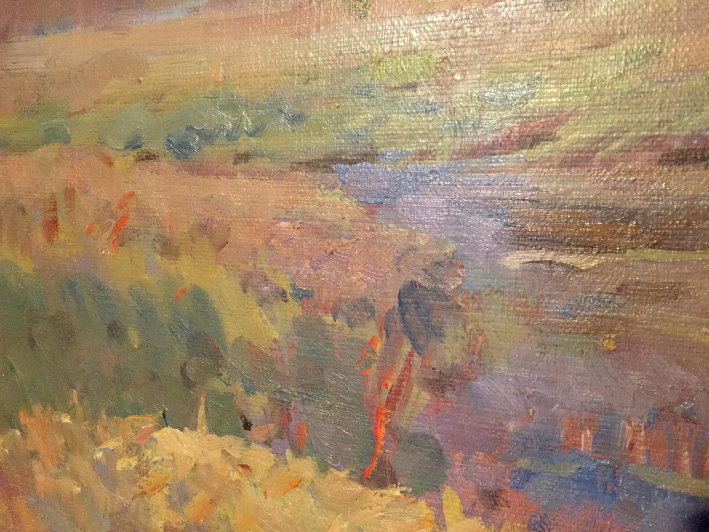 Oil painting Woodlands Boris Naumovich Rapoport