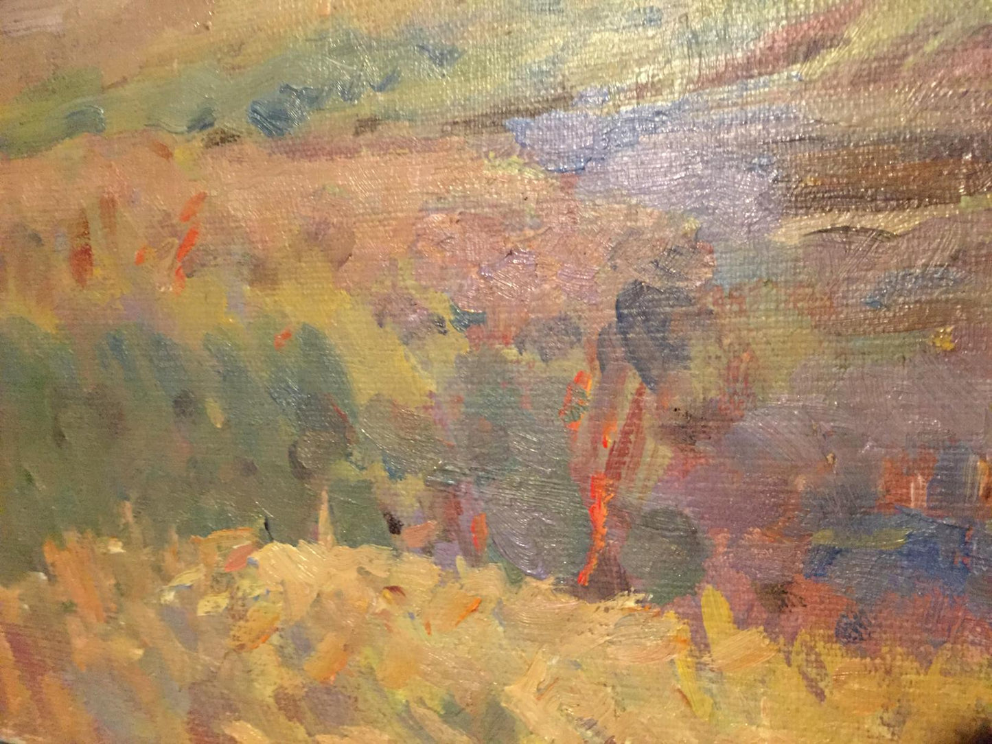 Oil painting Woodlands Boris Naumovich Rapoport