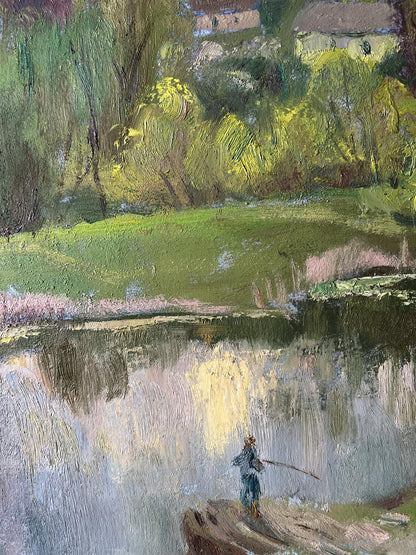 Spring Village landscape 