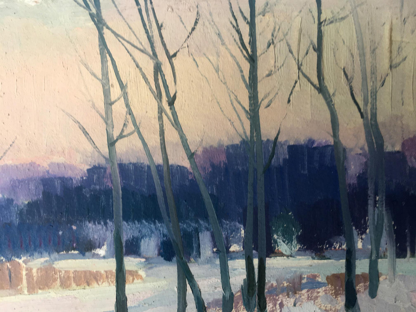 oil forest winter