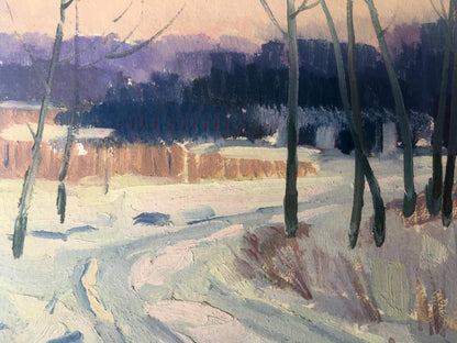 oil winter art